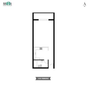 3 de Febrero y Rodriguez · Monoambiente · Venta